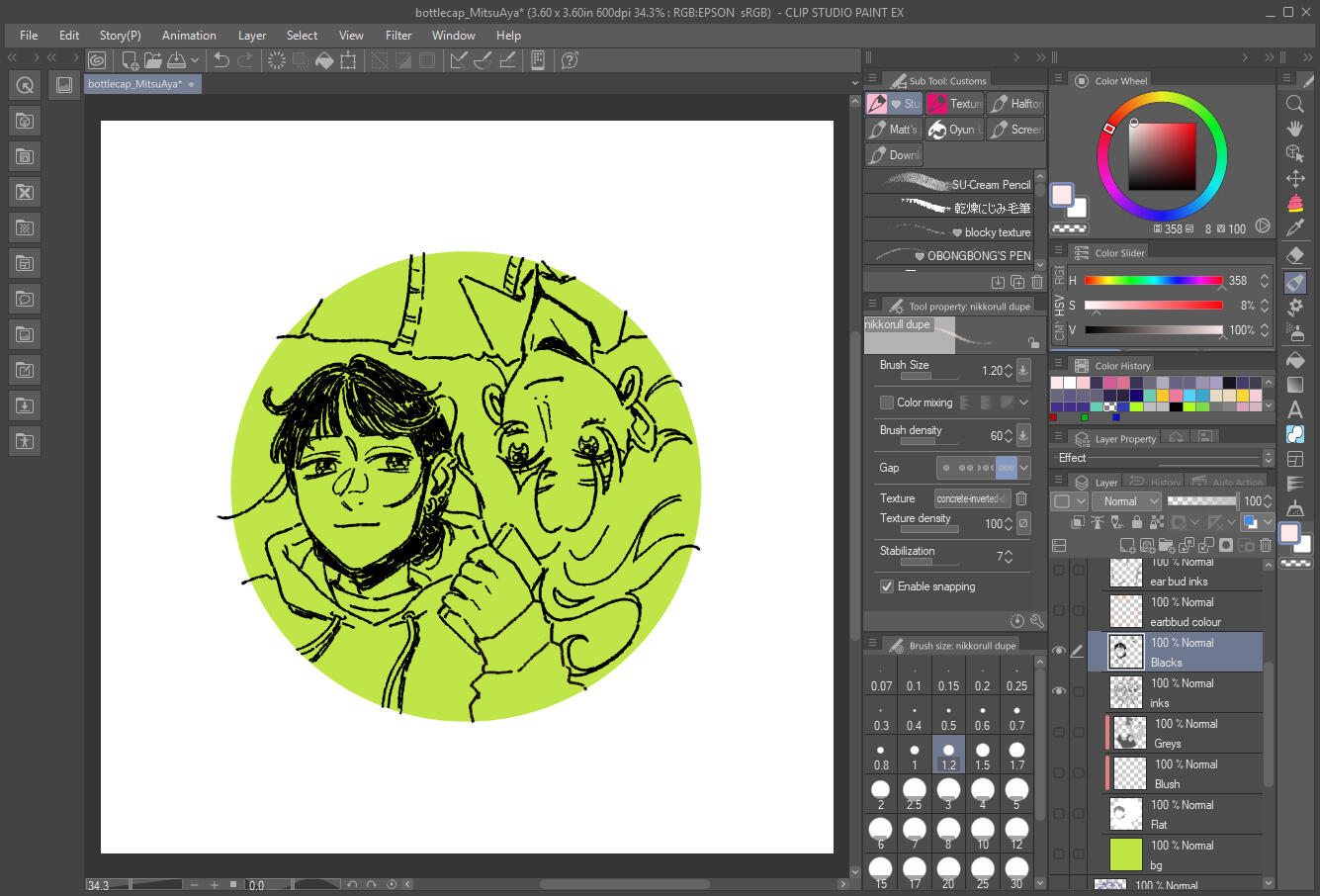 Inks and Black Shadows